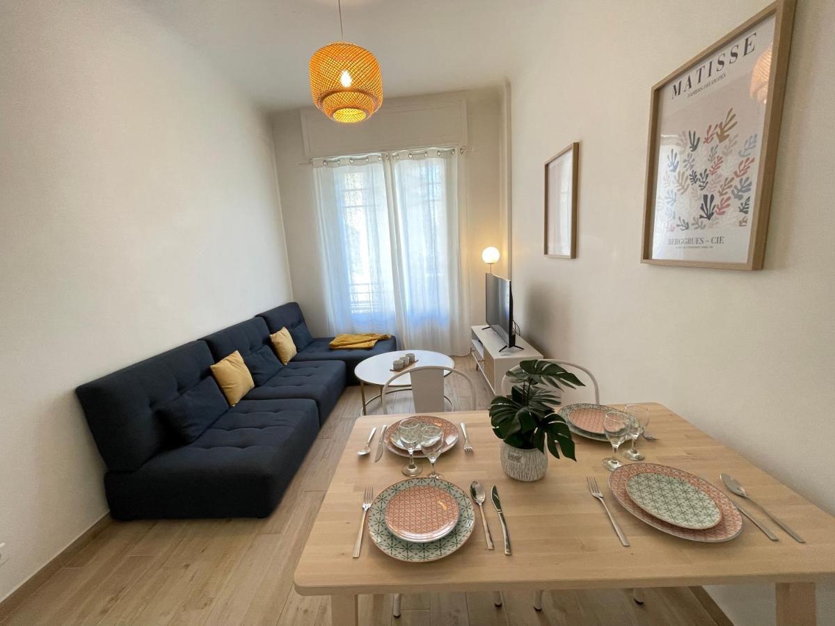 Nice Renting - Penchienatti - Spacious Apartment - 2 Bedrooms - King Bed - View Heart Of Nice Luaran gambar